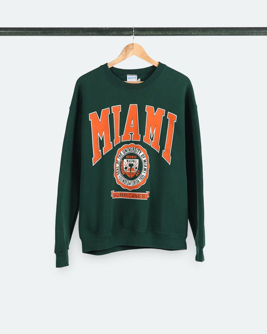 90s University of Miami Sigil Sweatshirt