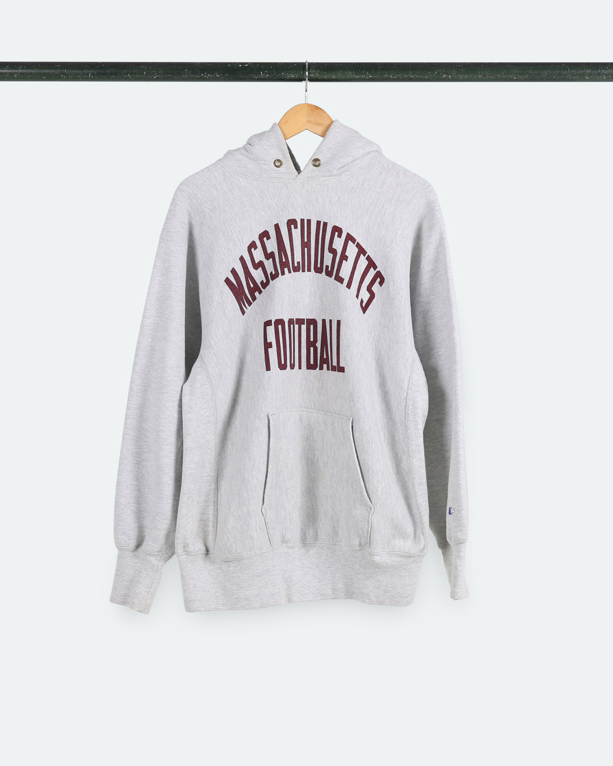 90s Massachusetts Football Reverse Weave