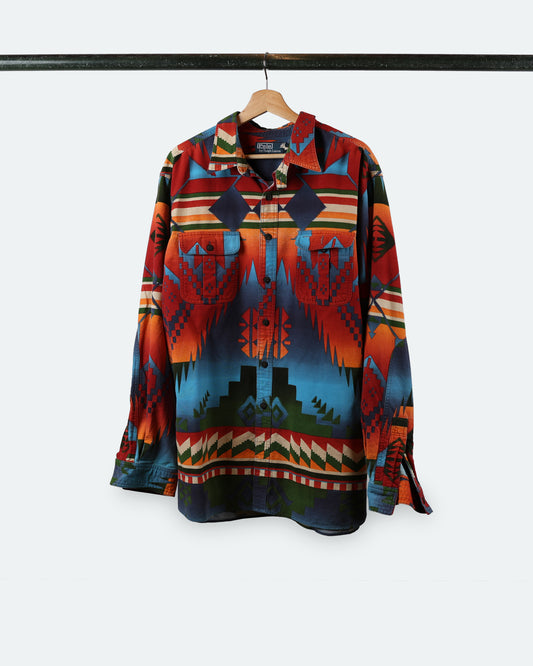 90s Polo Ralph Lauren Aztec Shirt