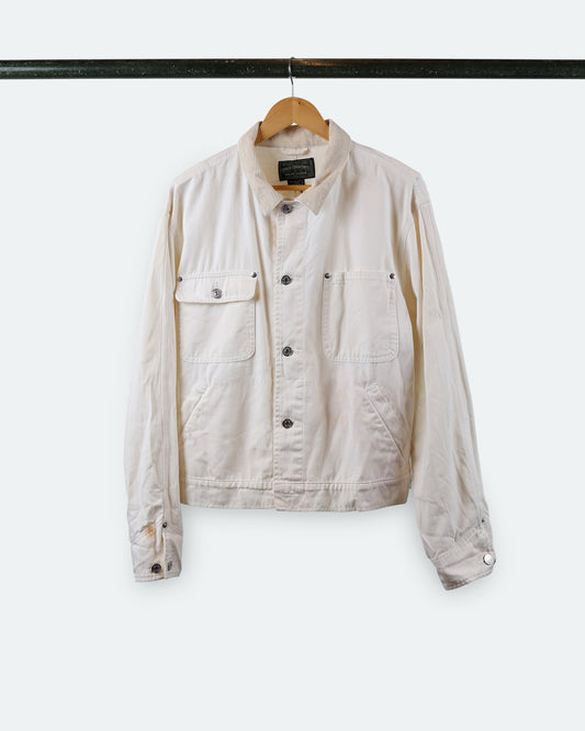 90s Polo Country White Denim Jacket