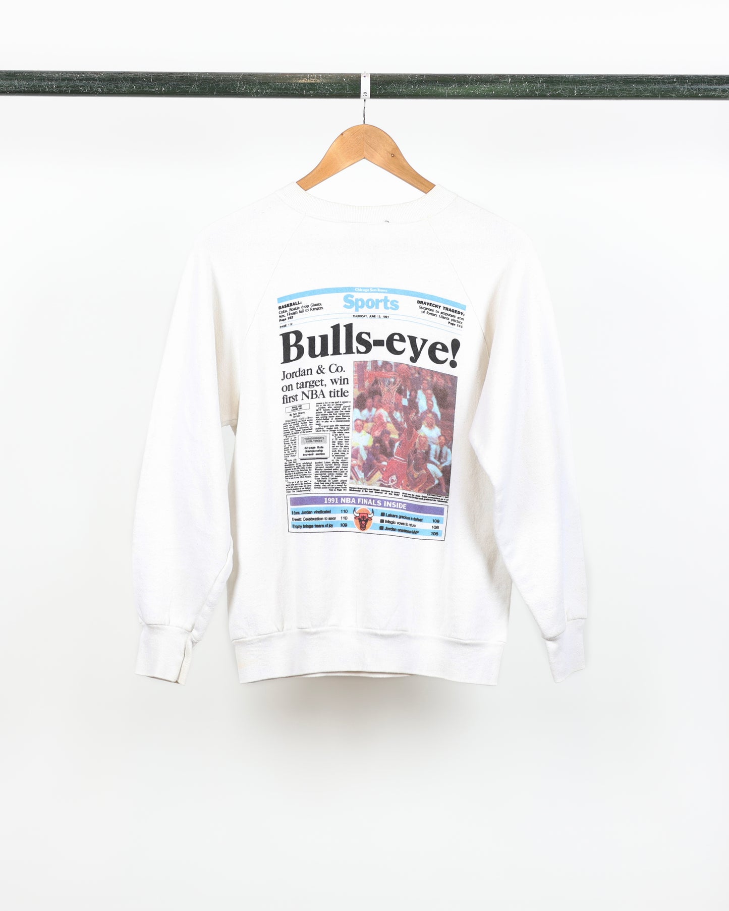 1991 Chicago Bulls 'Win It!' Crewneck