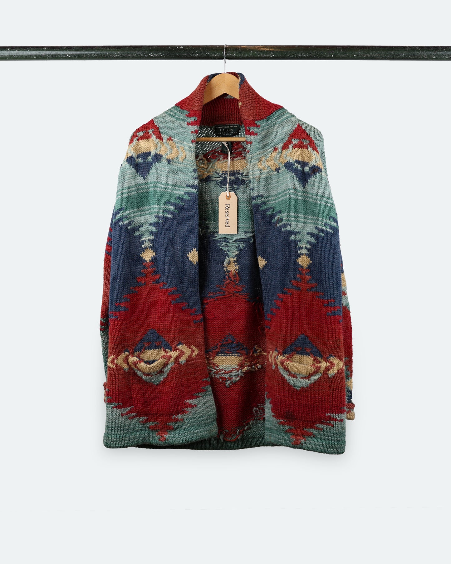 90s Lauren Native Knit Cardigan
