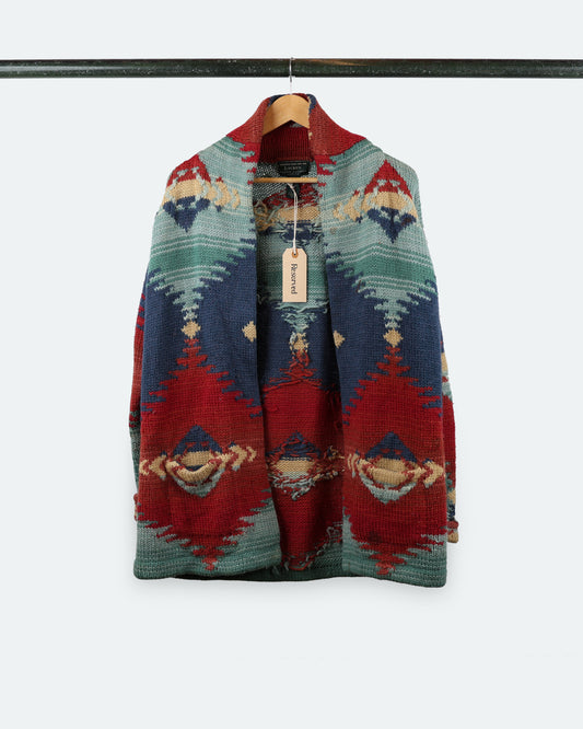 90s Lauren Native Knit Cardigan