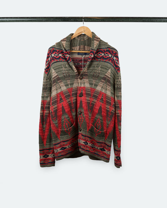 00s Polo Knit Cardigan Sweater