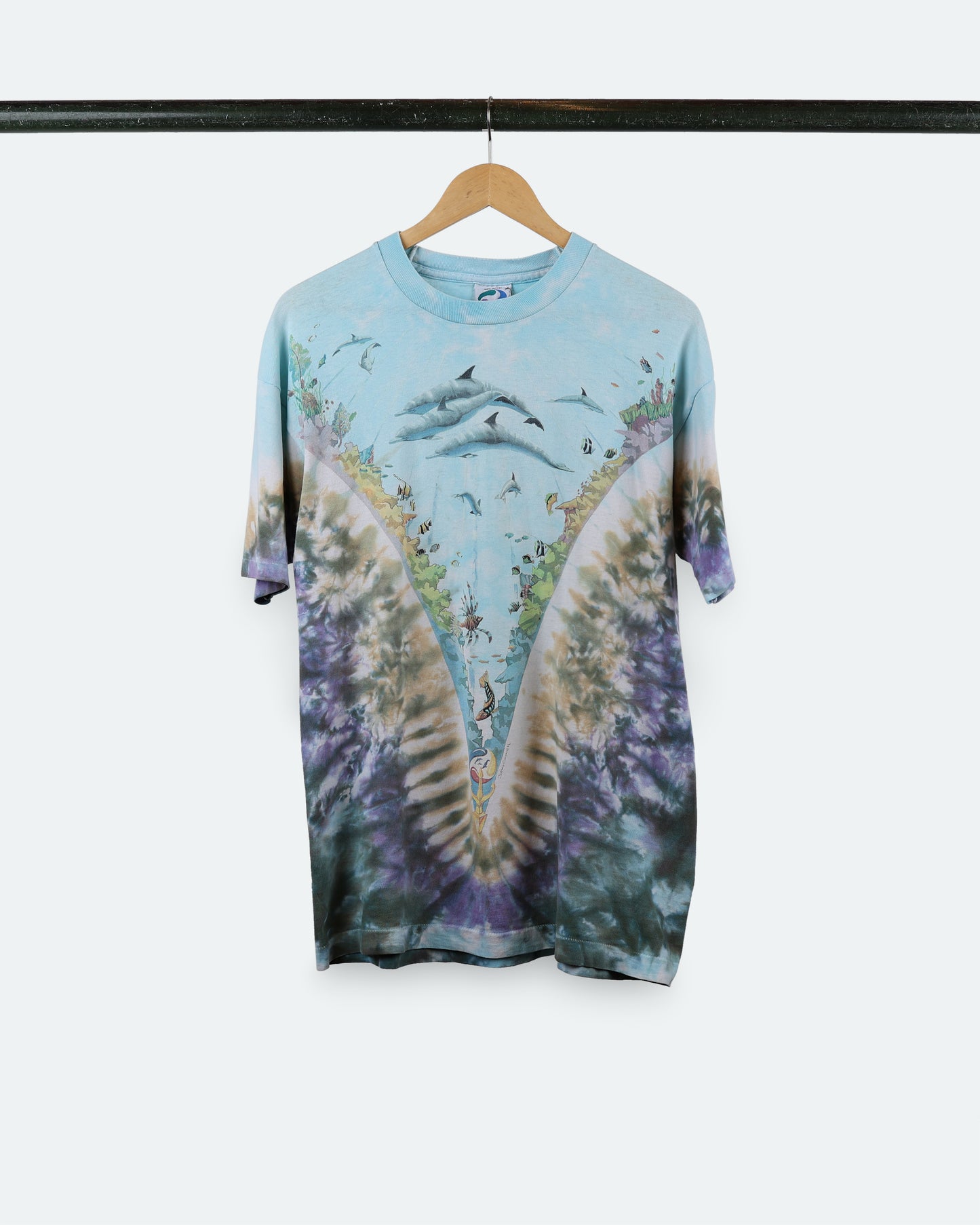 Vintage Liquid Blue John Connell Ocean Scene