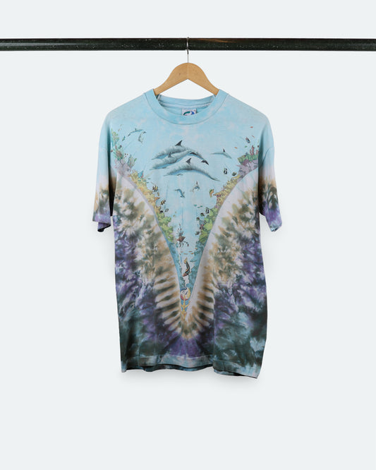 Vintage Liquid Blue John Connell Ocean Scene