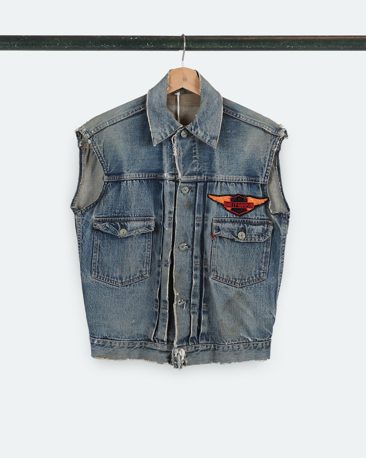 Vtg Levi's 'Harley Davidson' Type II Vest