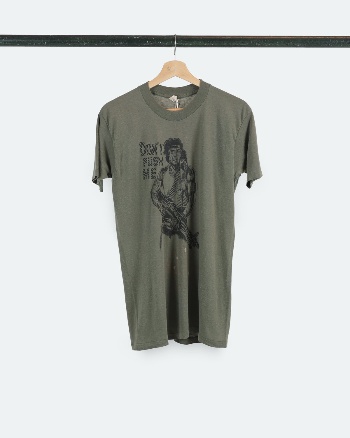 80s Rambo 'Don't Push Me' Tee