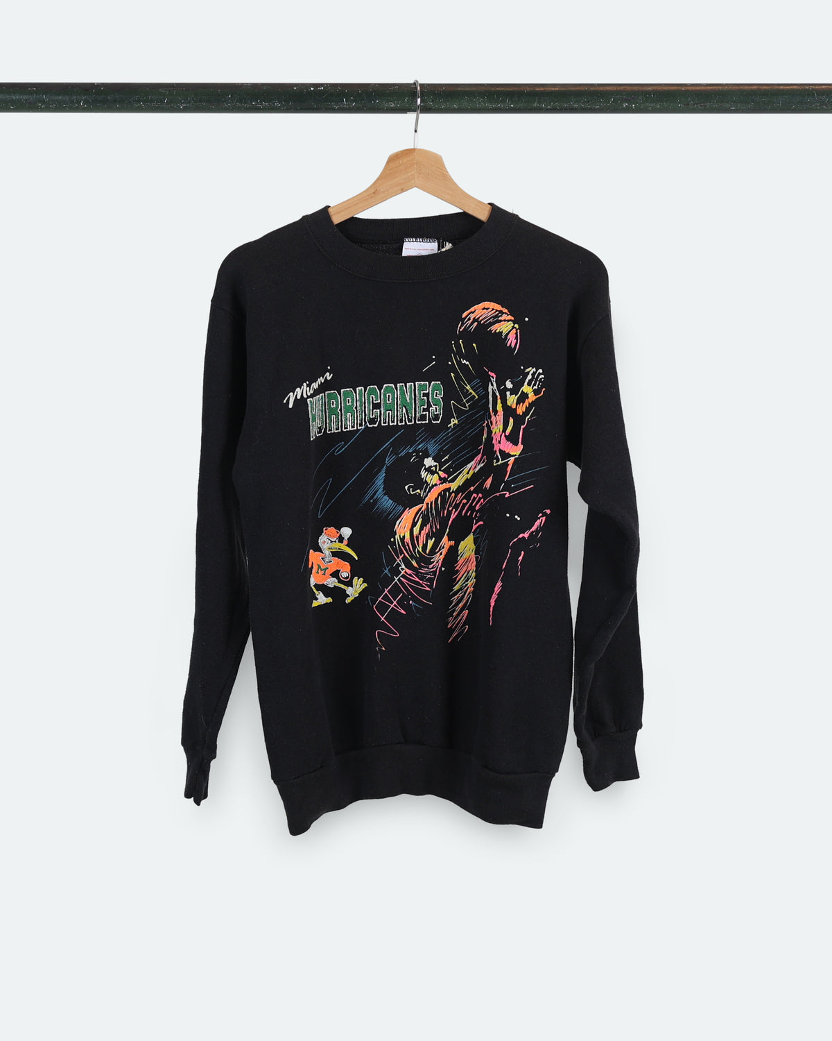 80s Miami Hurricanes Basketball Sweatshirt