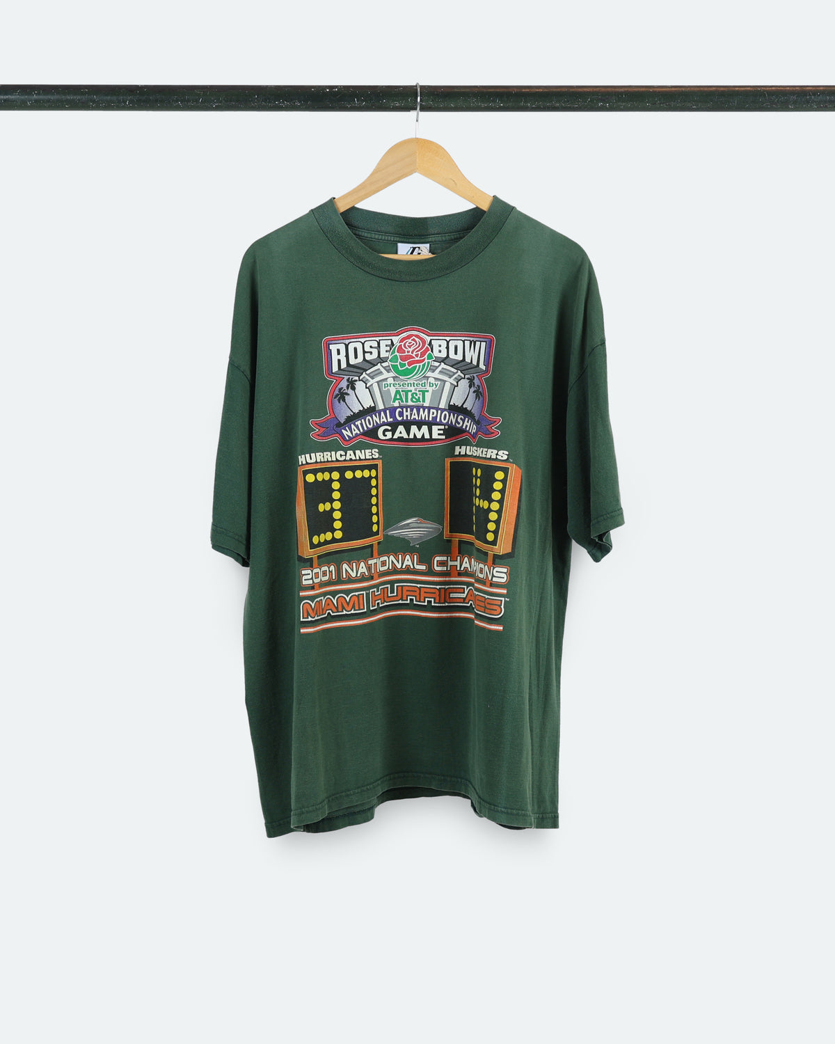 2001 Rose Bowl Hurricanes Tee