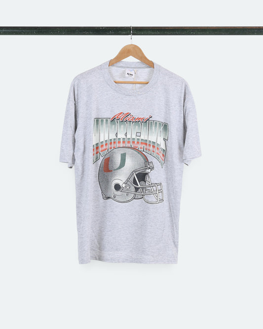 80s Miami Hurricanes Football Tee