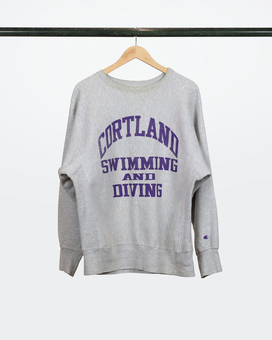 80s Champion Reverseweave Cortland Swim & Dive