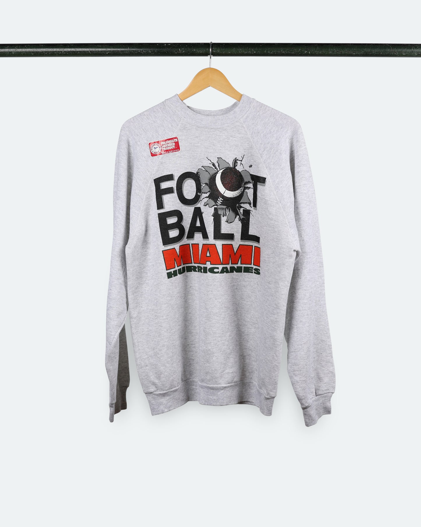 90s Miami Hurricanes Football Crewneck