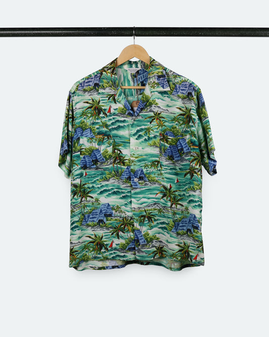 50s Penney's Chickee Aloha Shirt