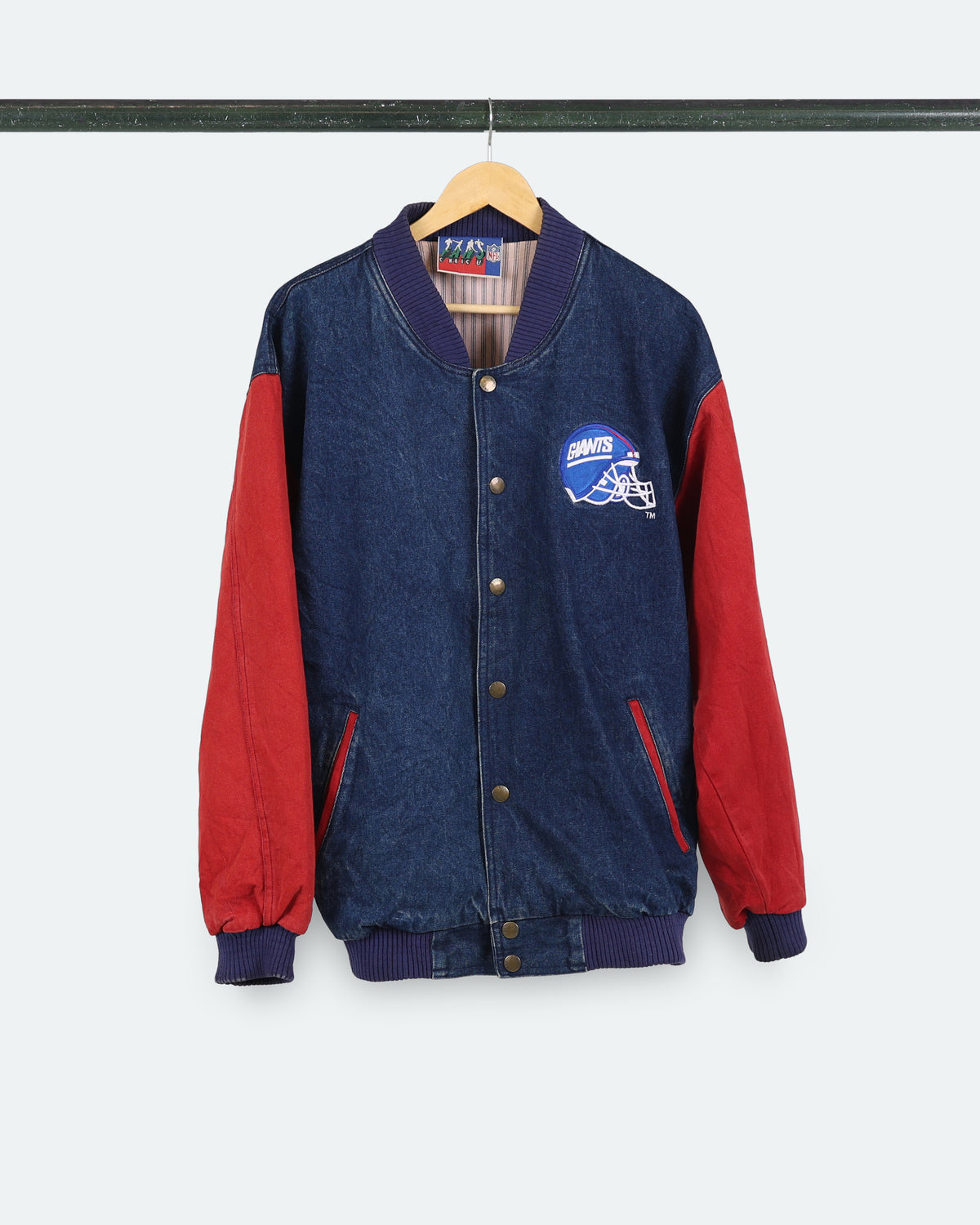 90s NY Giants Denim Jacket