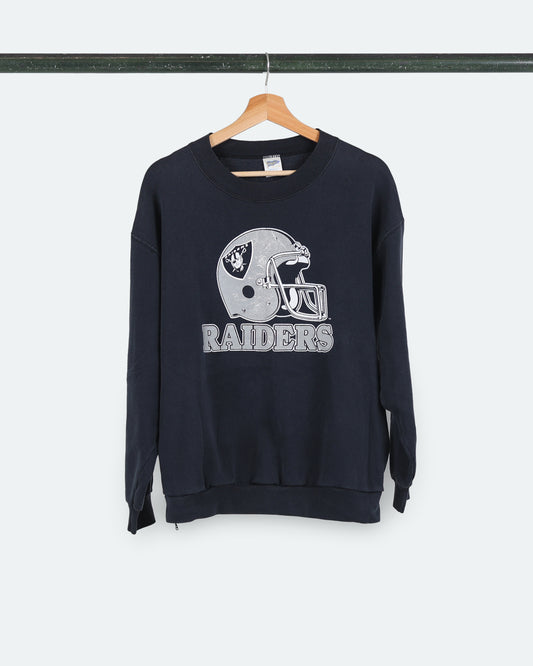 Vtg Raiders Helmet Sweatshirt