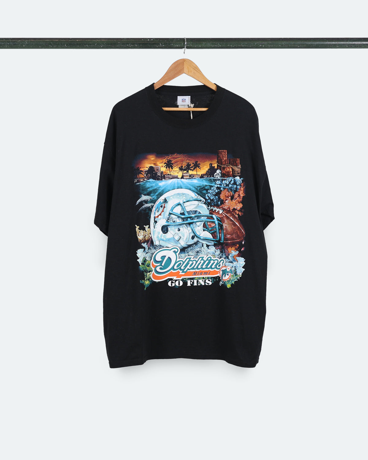 90s Dolphins "Go Fins" Tee
