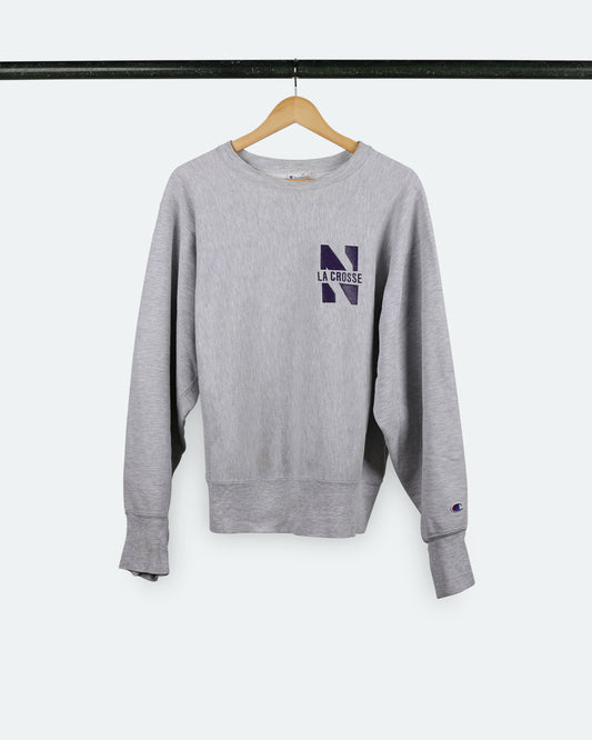 80s Northwestern Lacrosse Crewneck