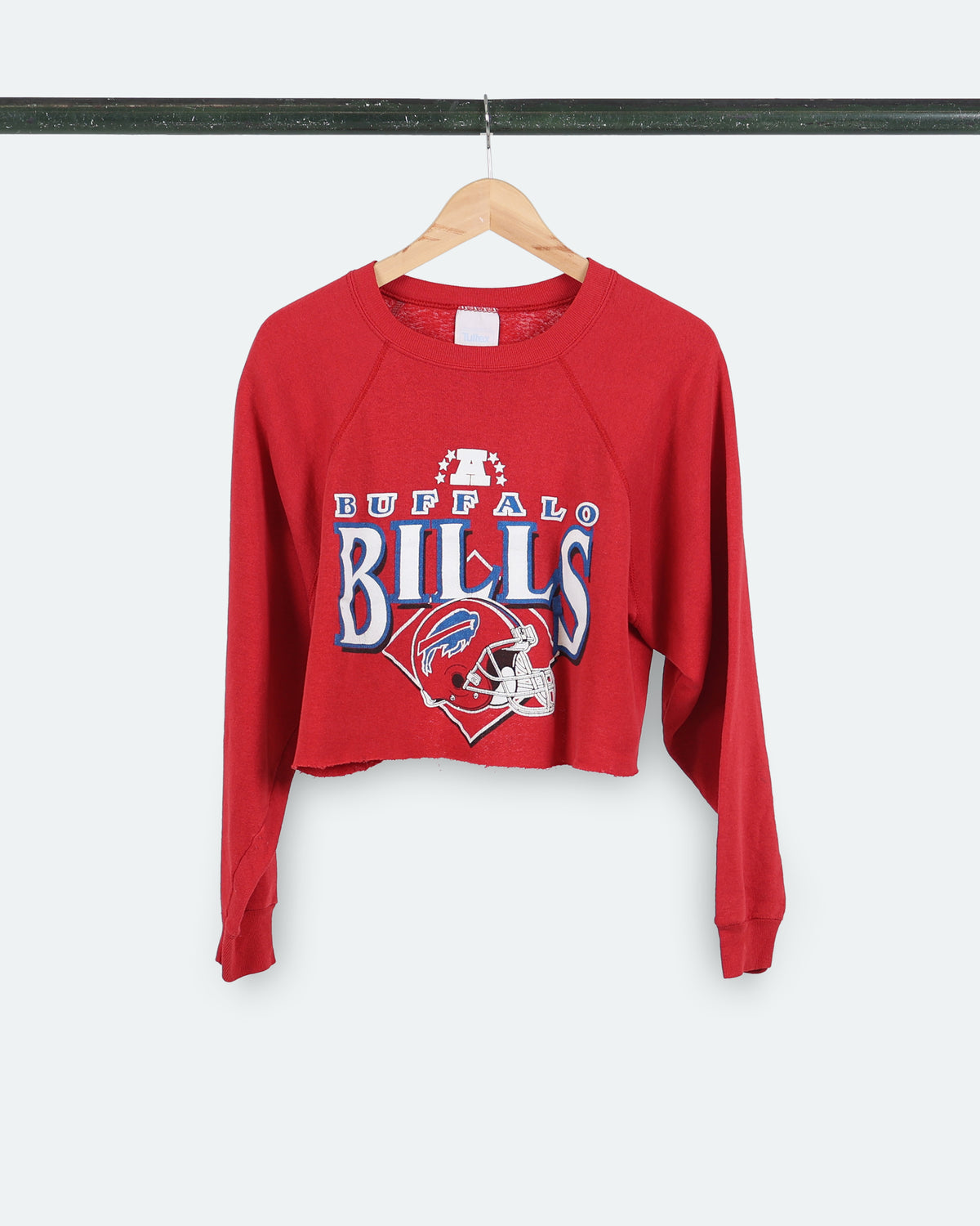90s Buffalo Bills Cropped Sweatshirt