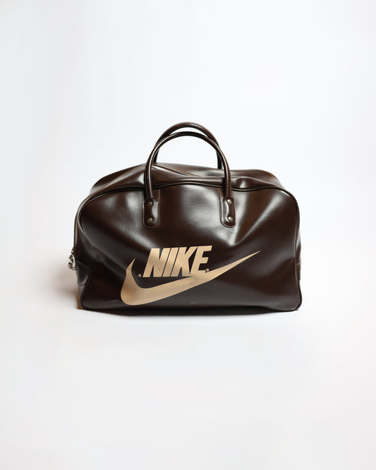 70s Nike Leather Travel Bag