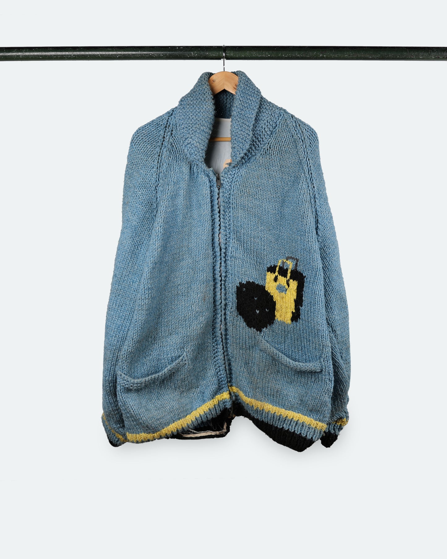 Vintage Bowling Cowichan Sweater