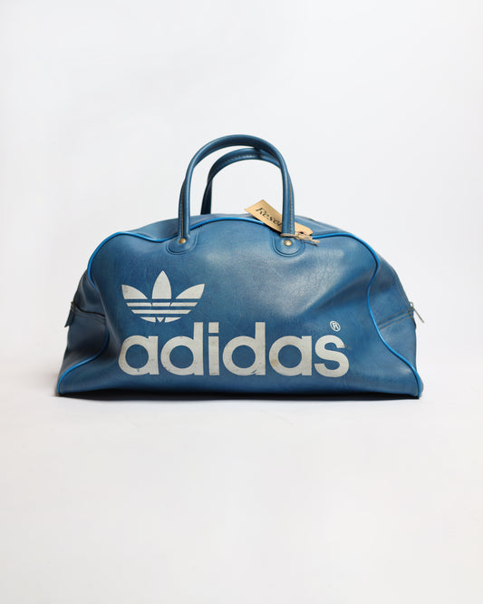 70s Adidas Leather Travel Bag