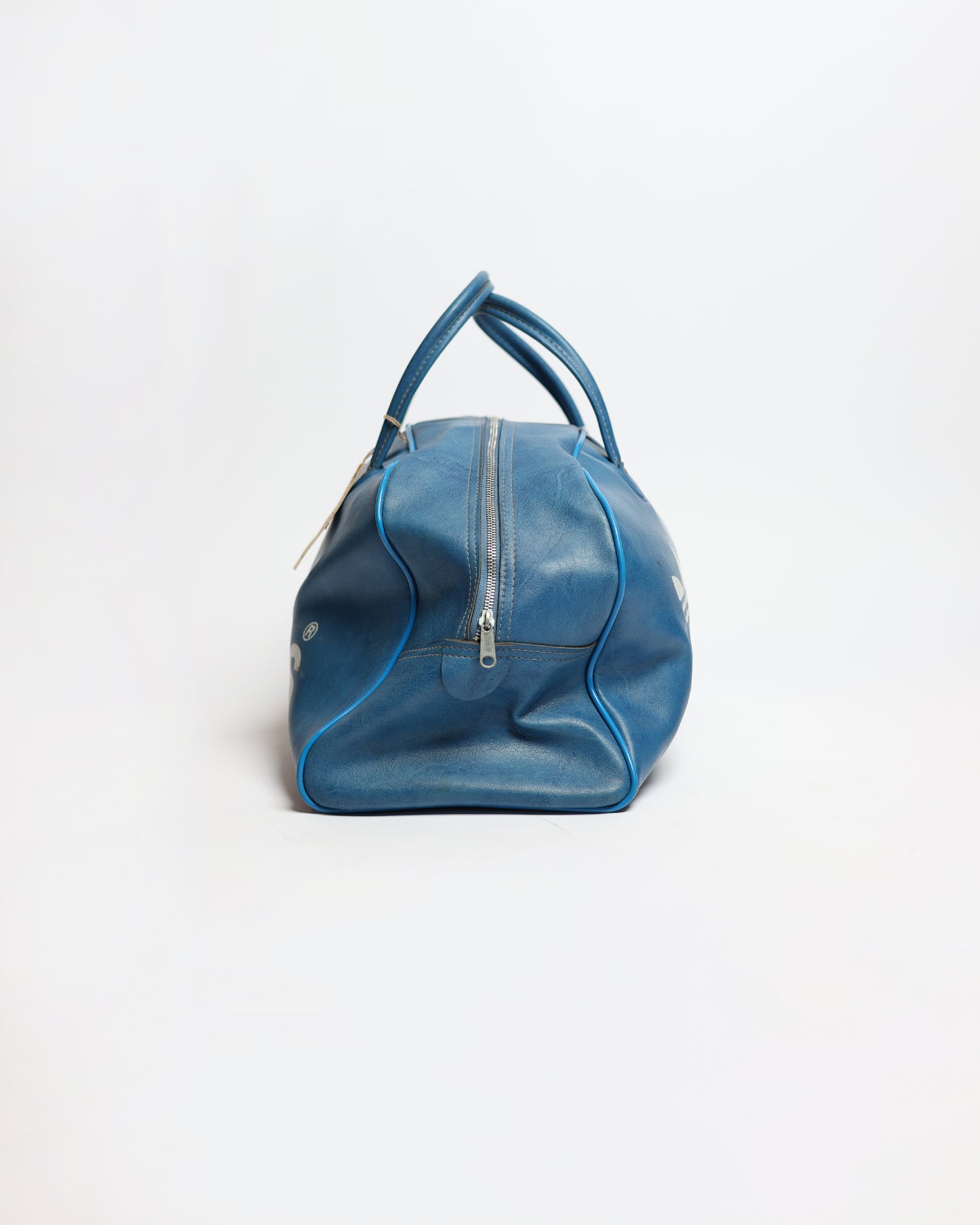 70s Adidas Leather Travel Bag