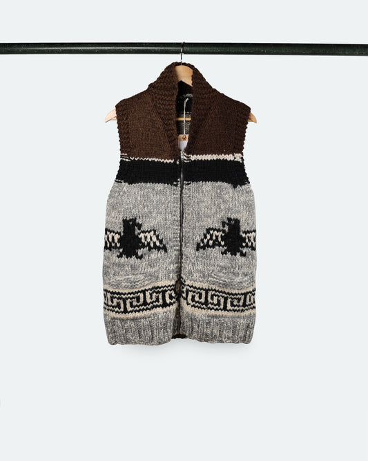 Vintage Native Cowichan Sweater Vest