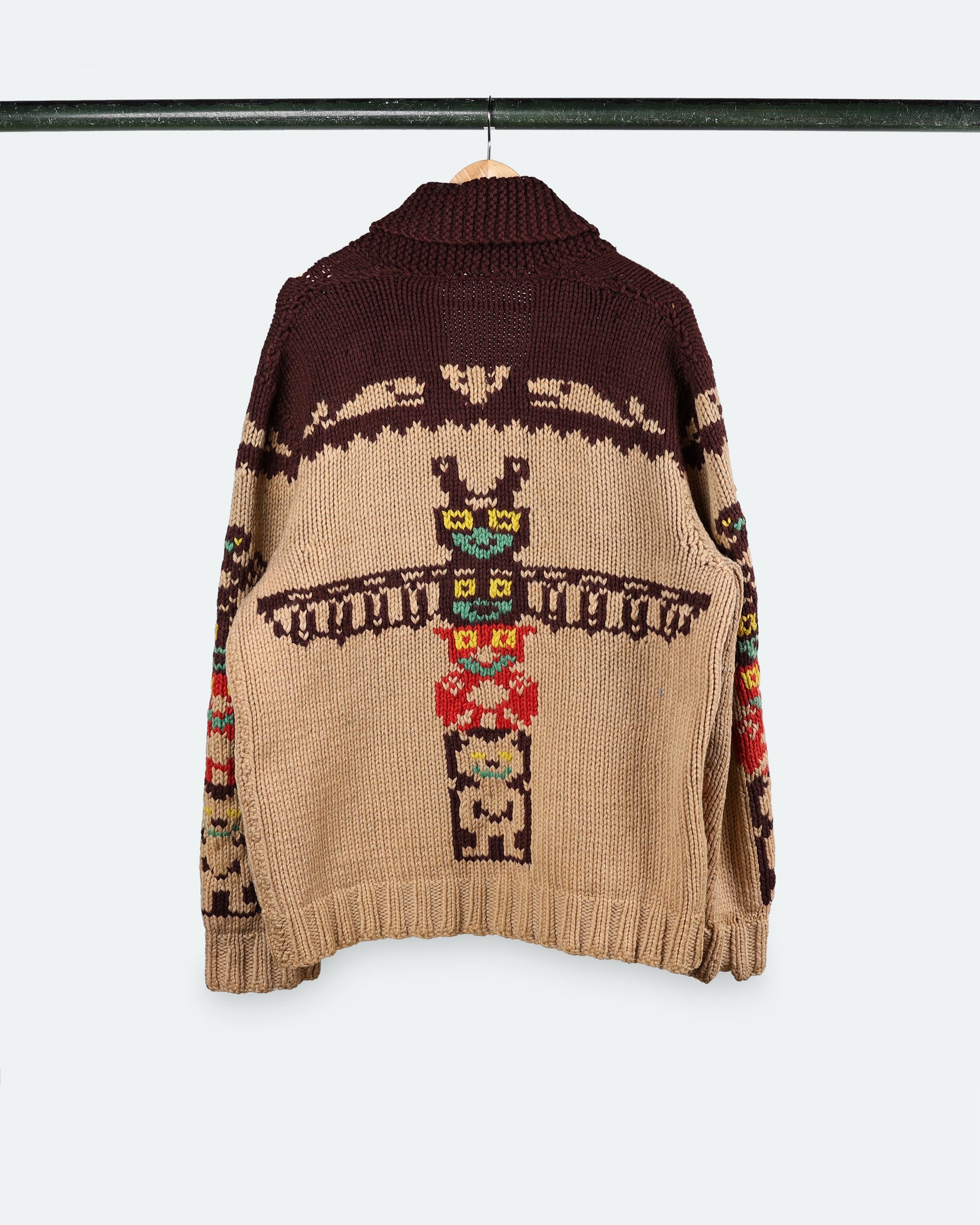 Vintage Tribal Knit Cowichan Sweater
