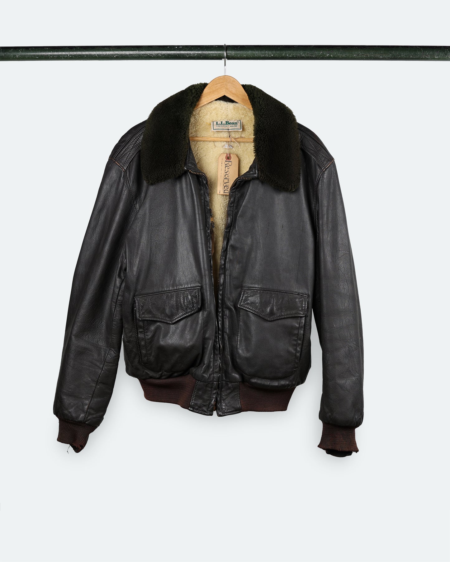 60s L.L. Bean Leather Bomber