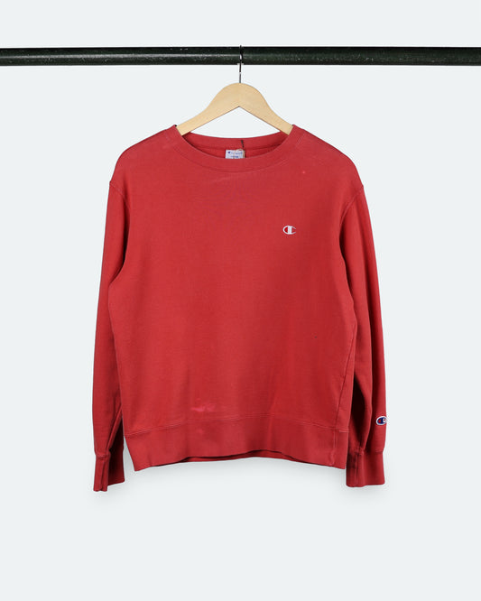 90s Champion Red Crewneck