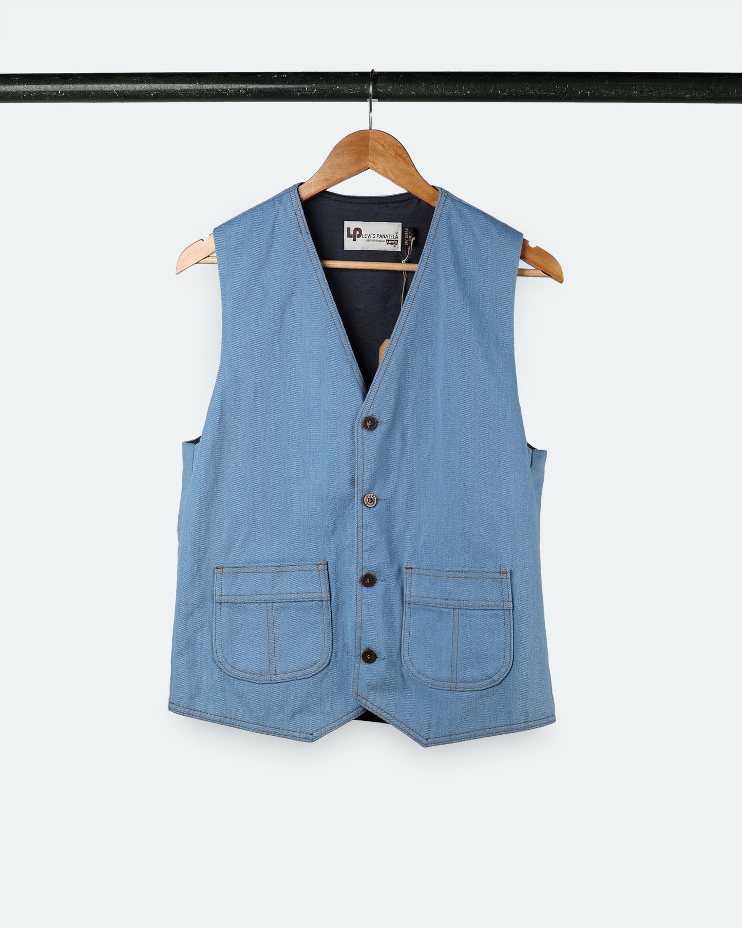 70s Levi's Pantela Denim Vest