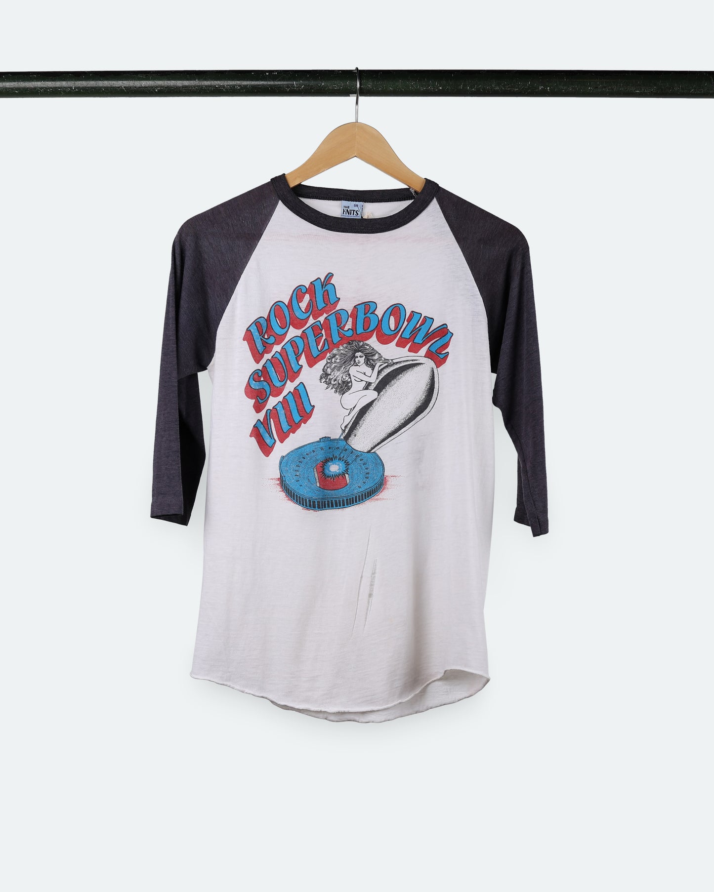 1980 Rock Super Bowl VIII Raglan