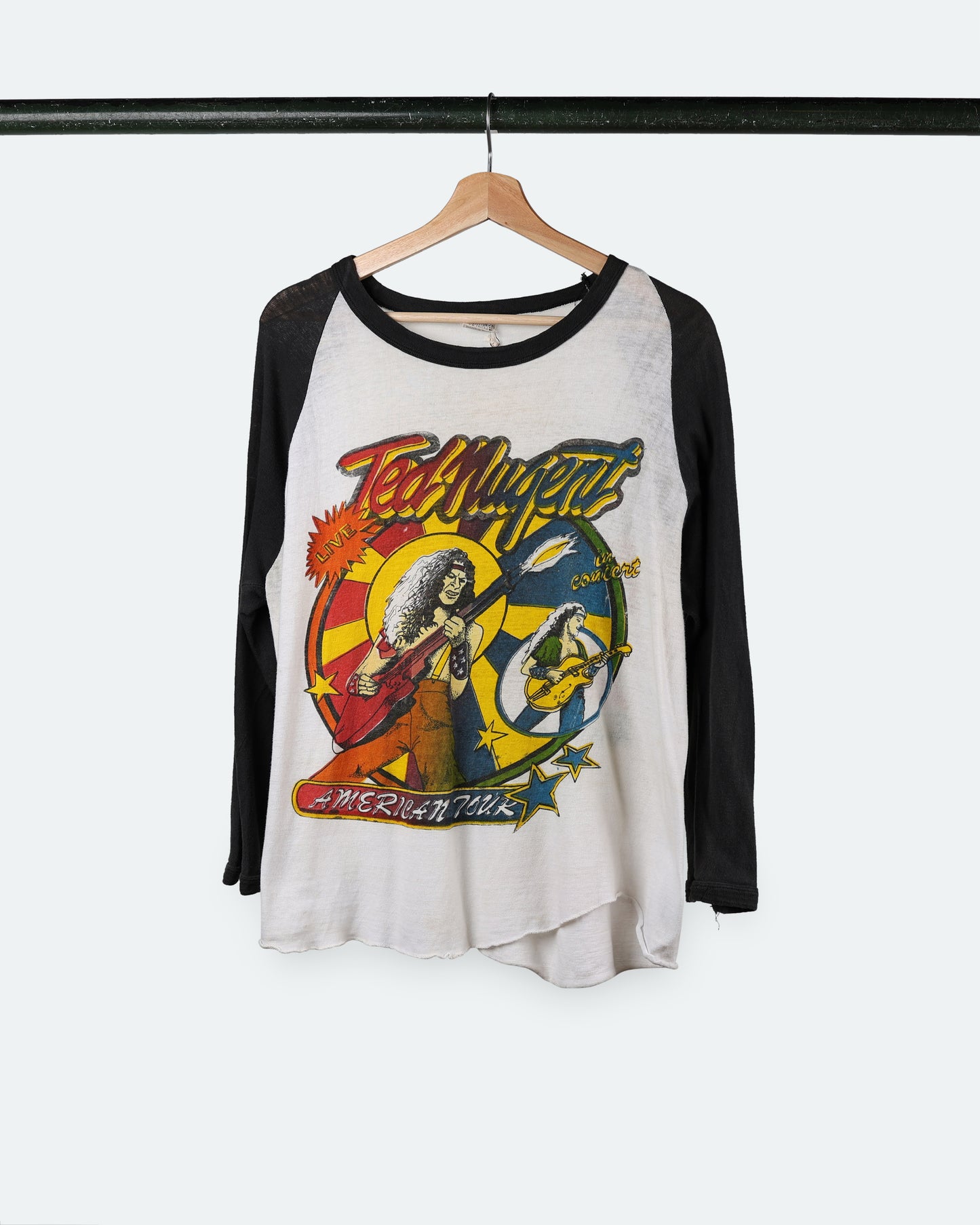 80s Ted Nugent Concert Raglan