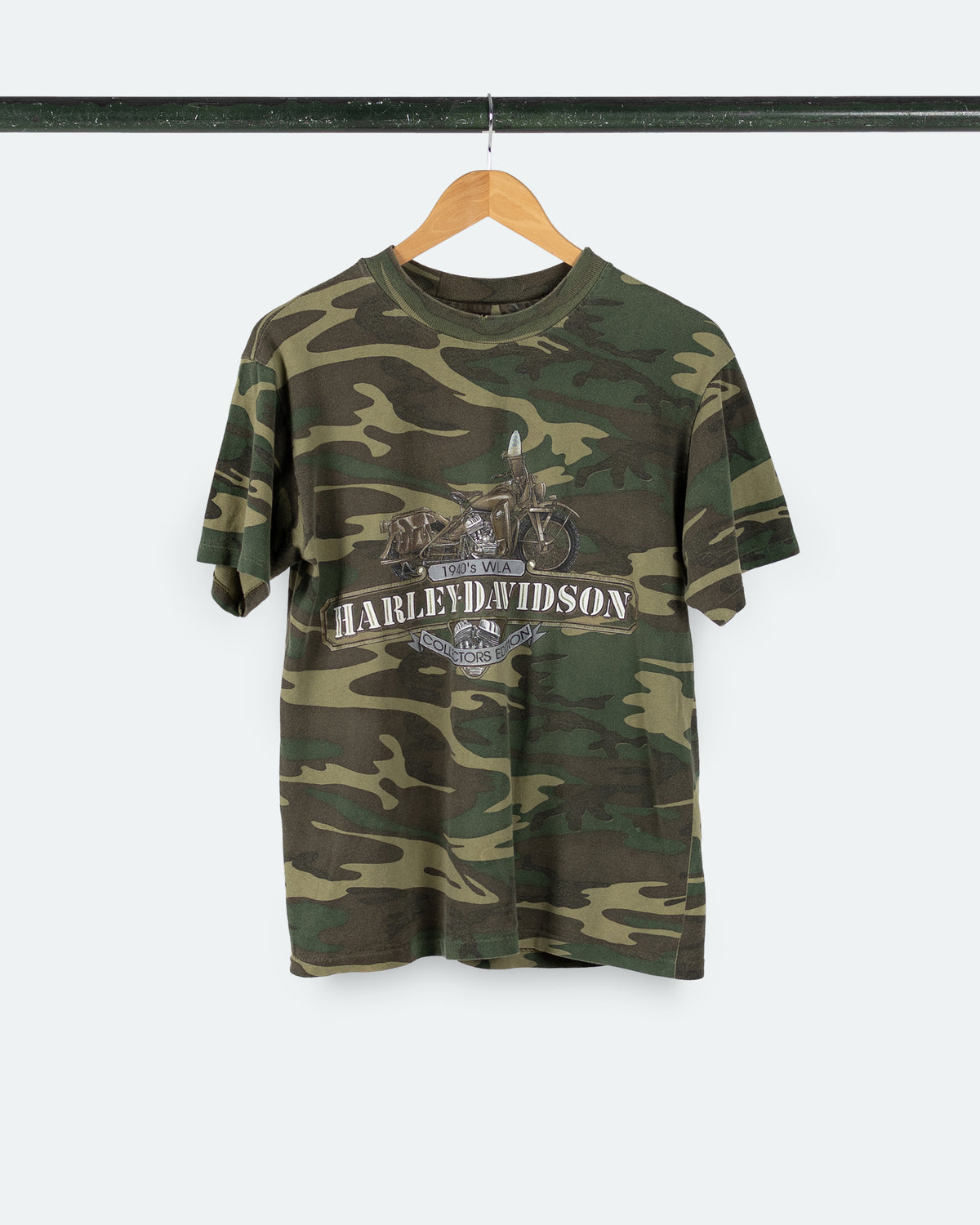 90s Harley Davidson Camo 'Bridgeport' Tee