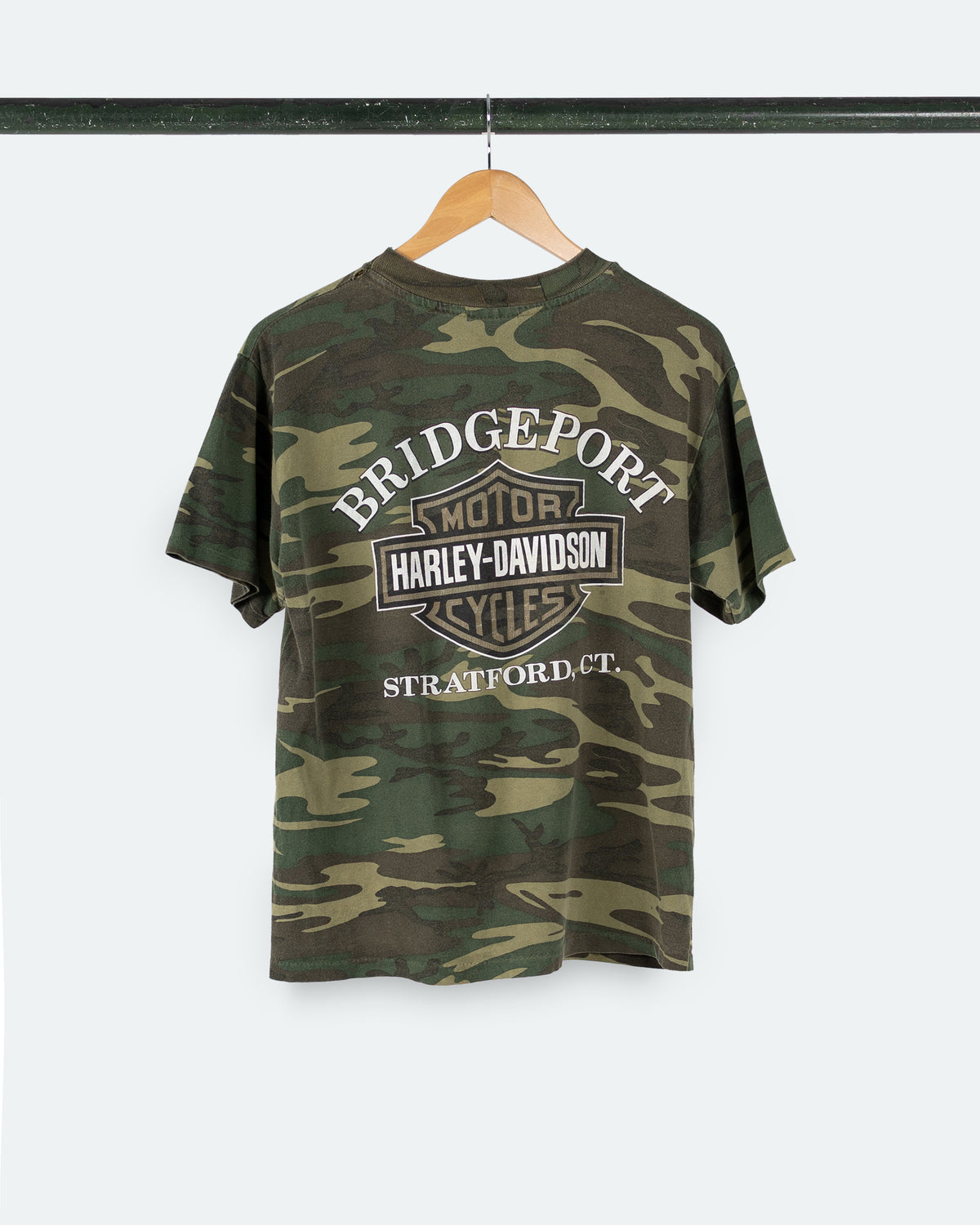 90s Harley Davidson Camo 'Bridgeport' Tee