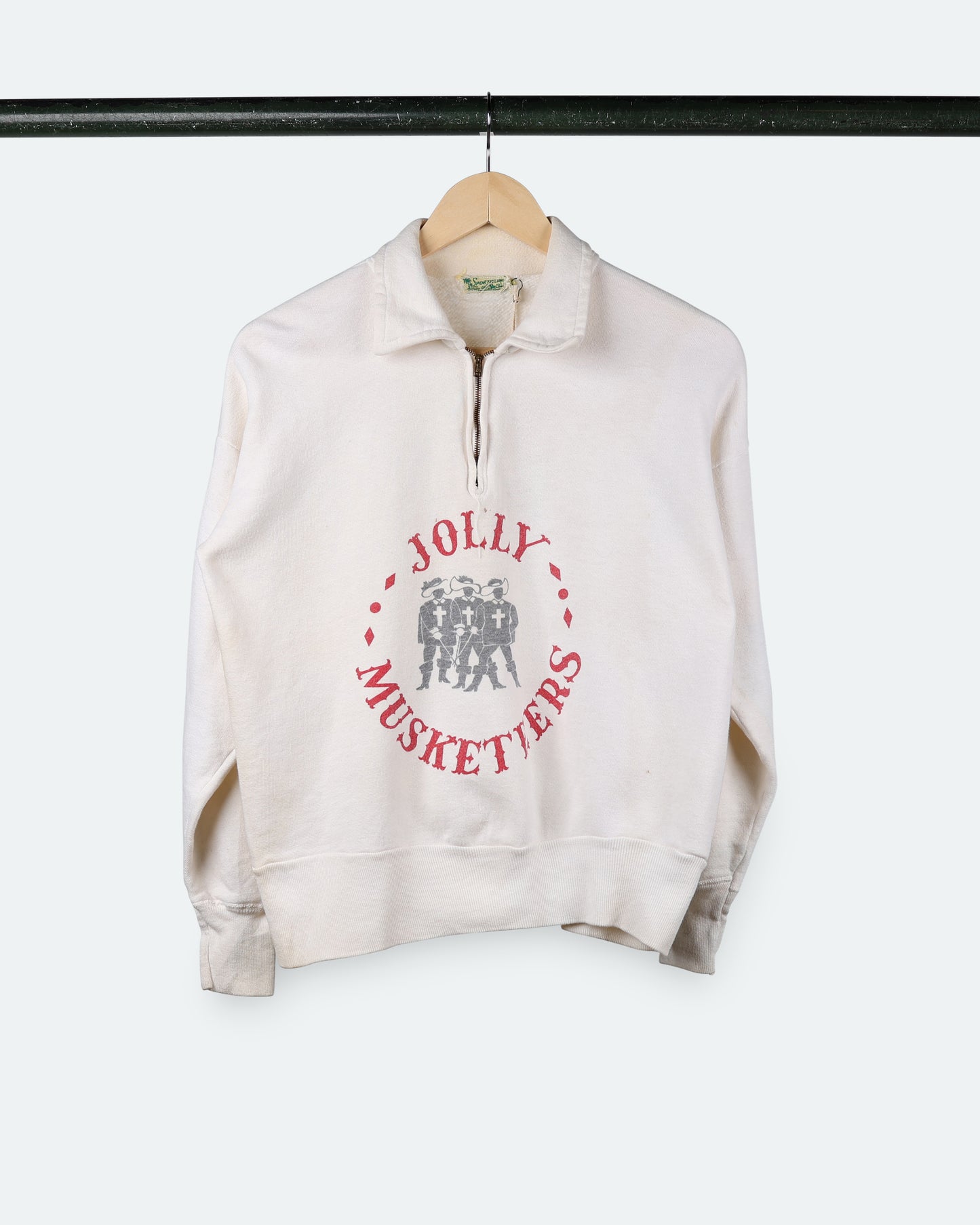 Vintage 'Jolly Musketeers' Quarter-Zip