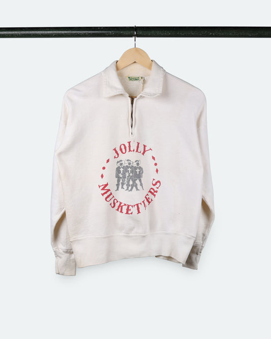 Vintage 'Jolly Musketeers' Quarter-Zip