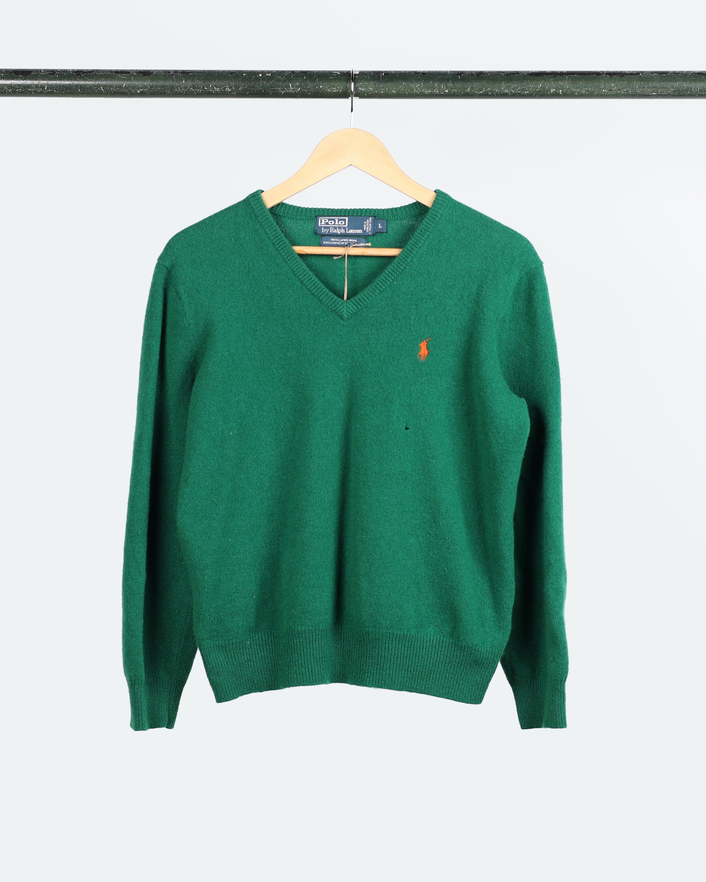 90s Polo Lambswool V-Neck