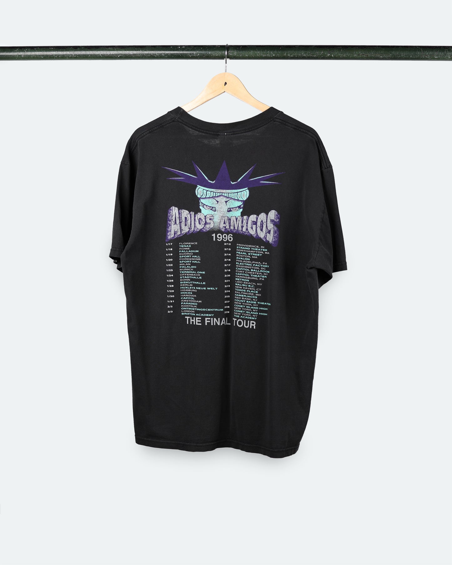 1996 Ramones 'Wanted' Tour Tee