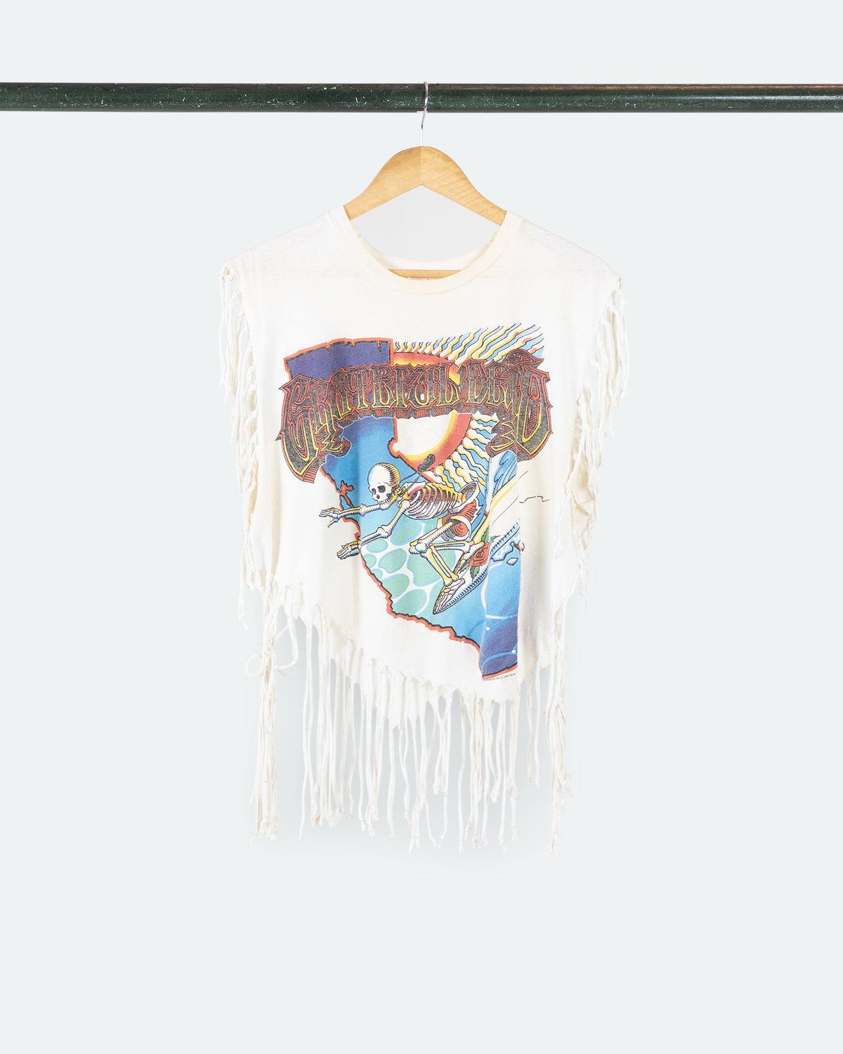 1986 Grateful Dead 'California Surfer' Fringe Tank-Top
