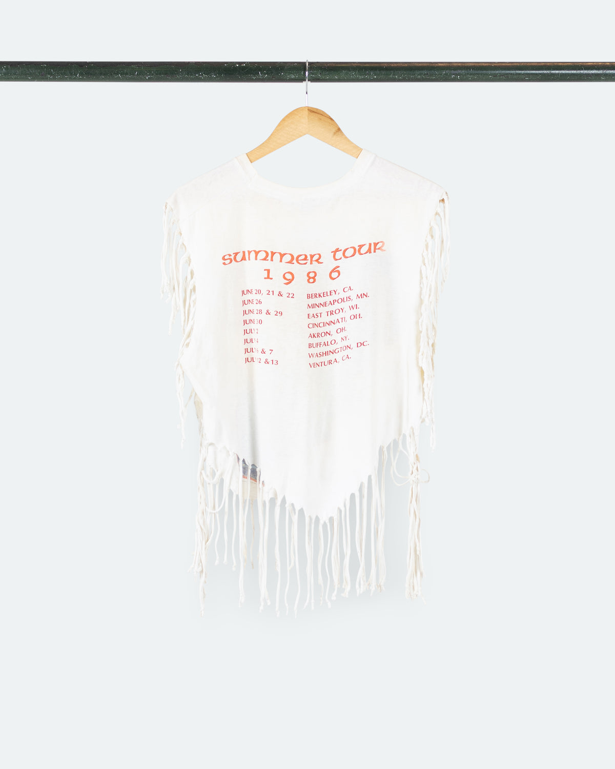 1986 Grateful Dead 'California Surfer' Fringe Tank-Top