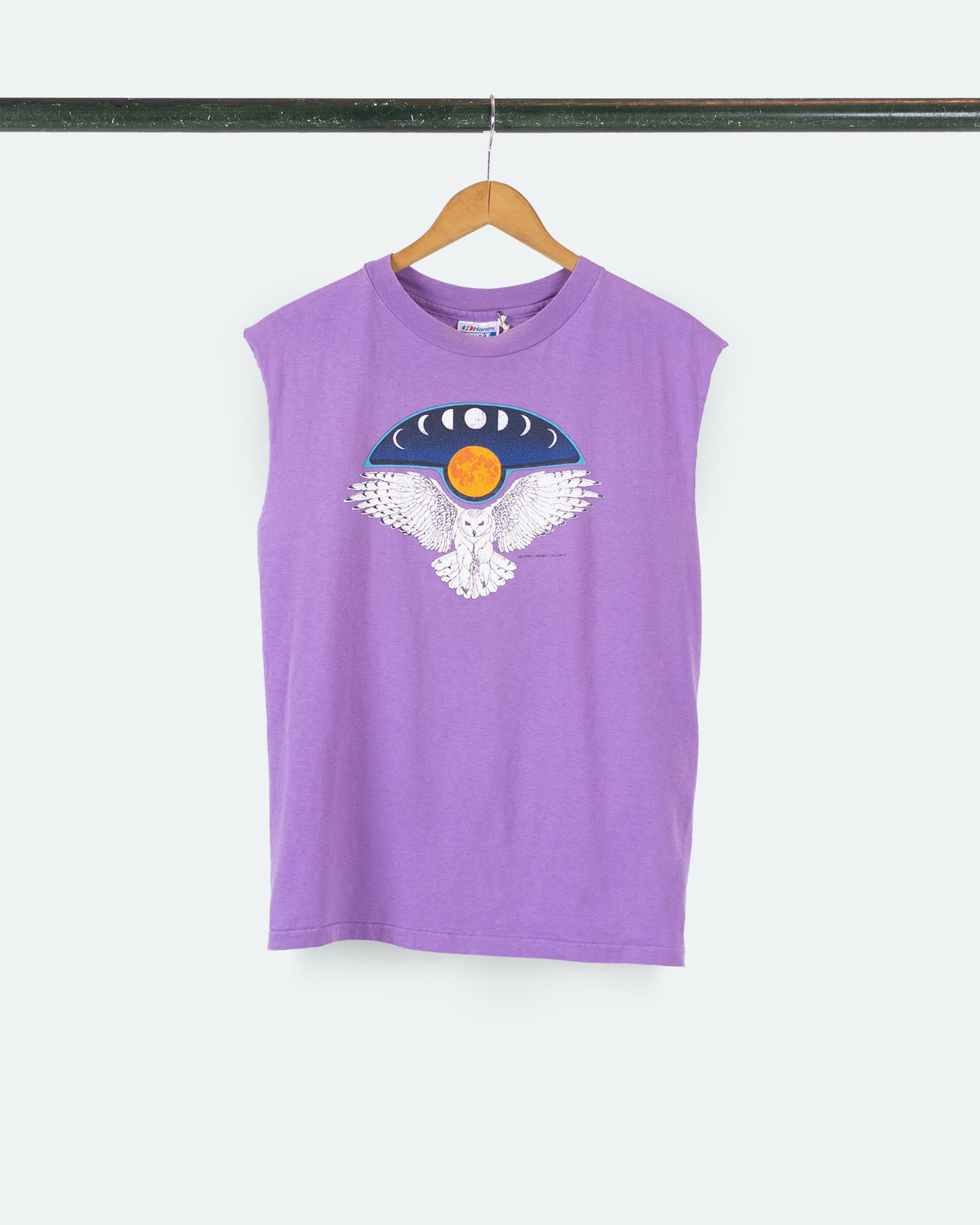 1980 Moon Cycle Owl Tank-Top