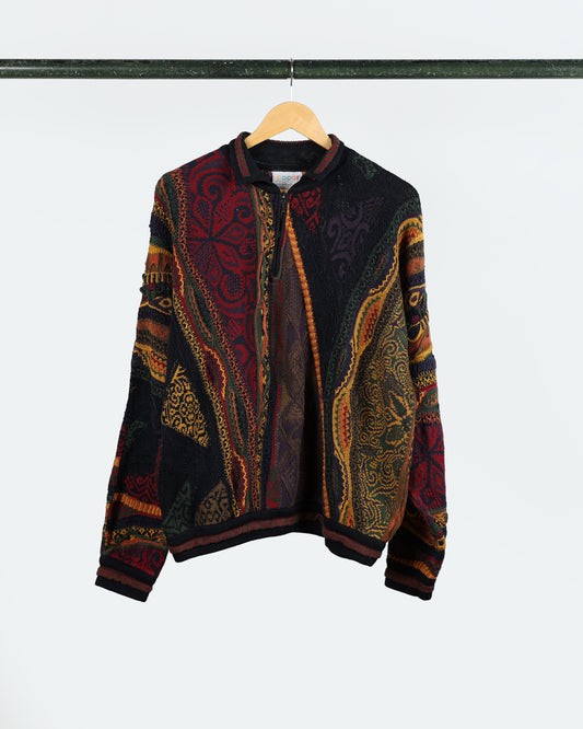 90s Coogi Knit Quarter-Zip