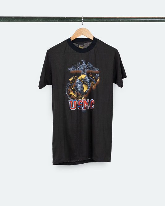1987 3D Emblem USMC Tee