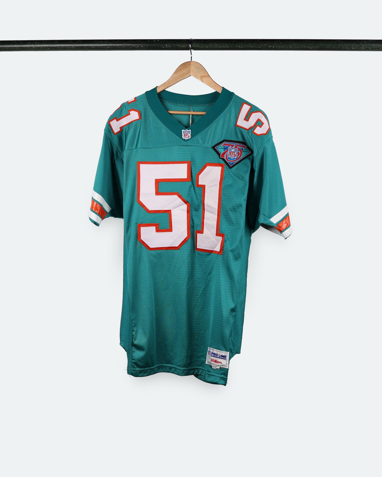 1994 Miami Dolphins Bryan Cox 75th patch