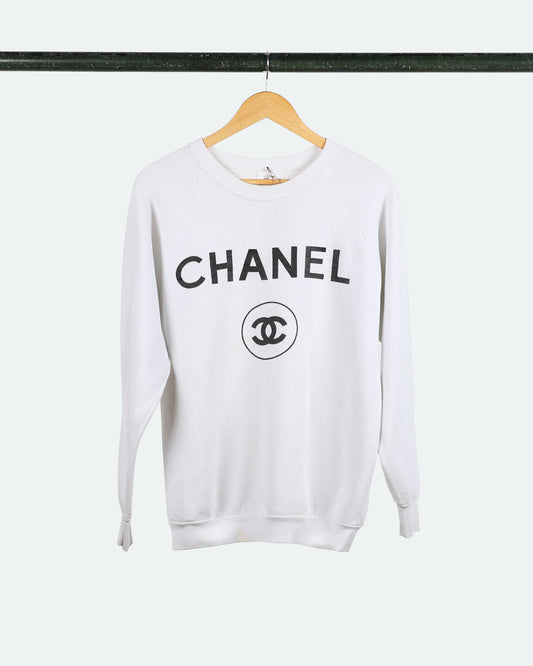 90s Chanel Boot Crewneck