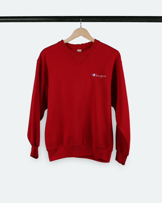 Vintage Red Champion Crewneck *Distressed