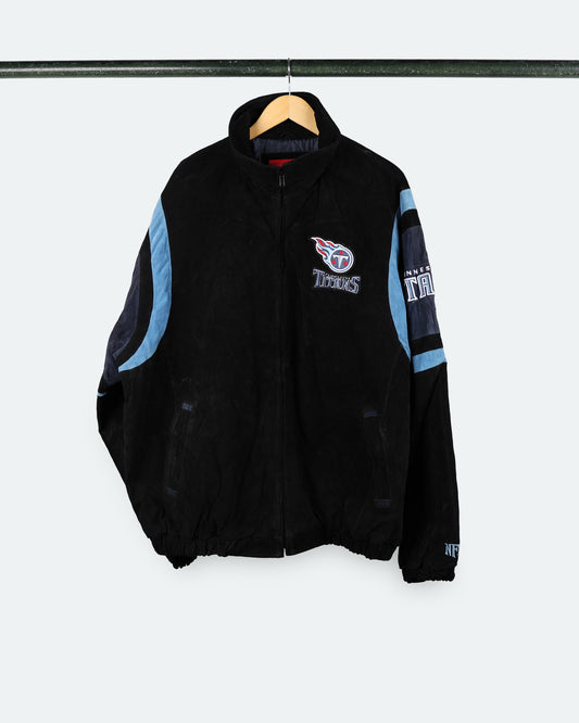 Vintage Tennessee Titans Suede Leather Jacket