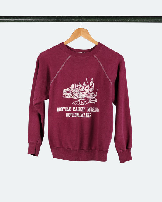 Vintage Boothbay Railway Museum *Maine Crewneck